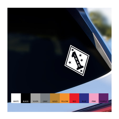 1st Marine Iraq vinyl decal