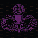 Airborne Master with Purple Heart vinyl decal