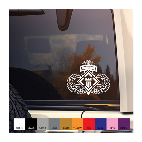 20th Engineer Airborne Master vinyl decal
