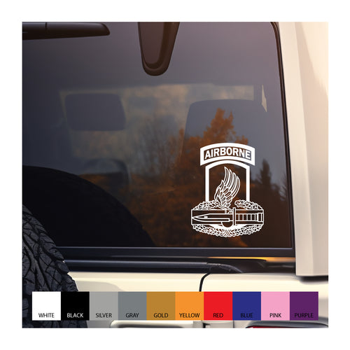173rd Airborne BCT patch and Combat Action Badge CAB vinyl