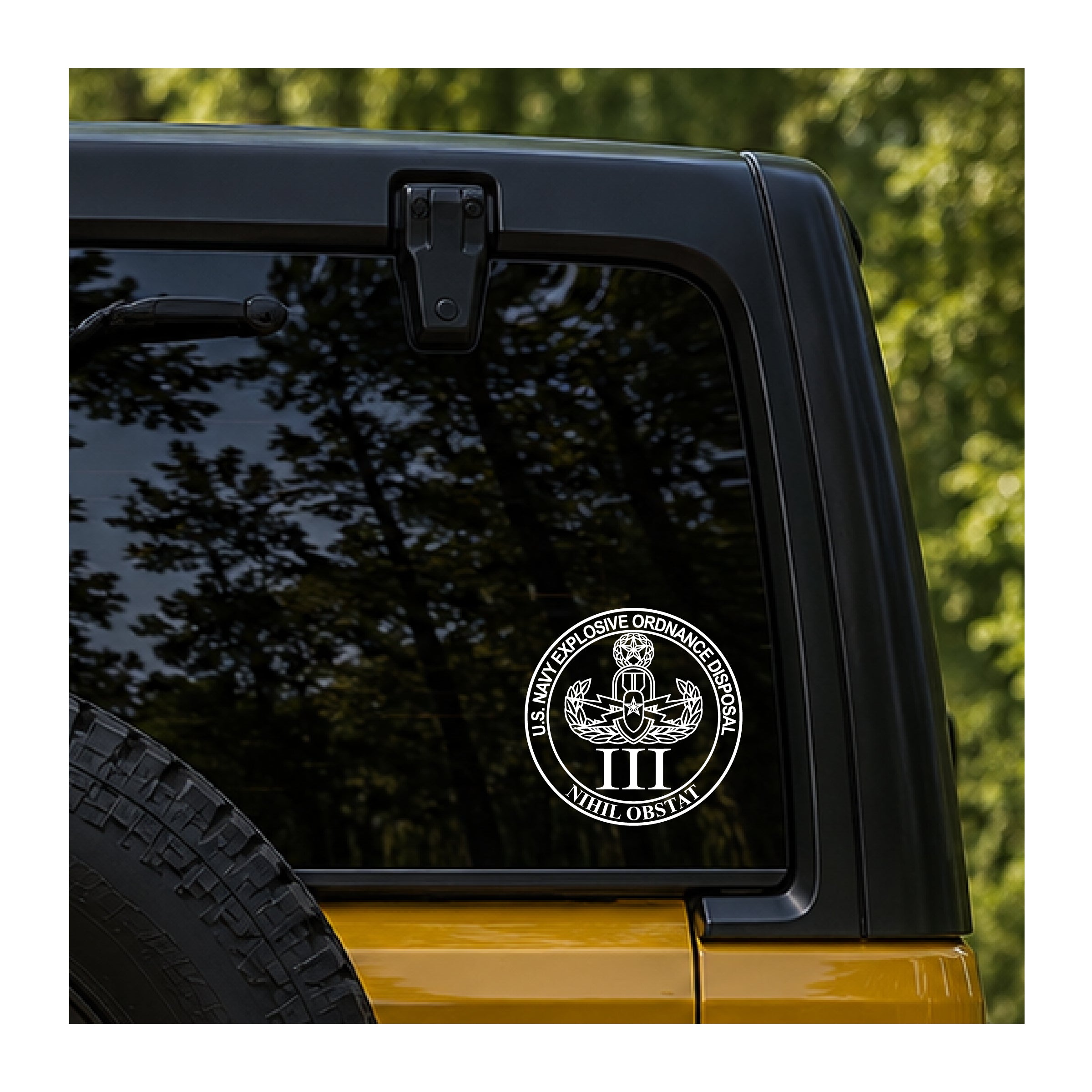 Navy EOD Mobile Unit 3 Vinyl Decal
