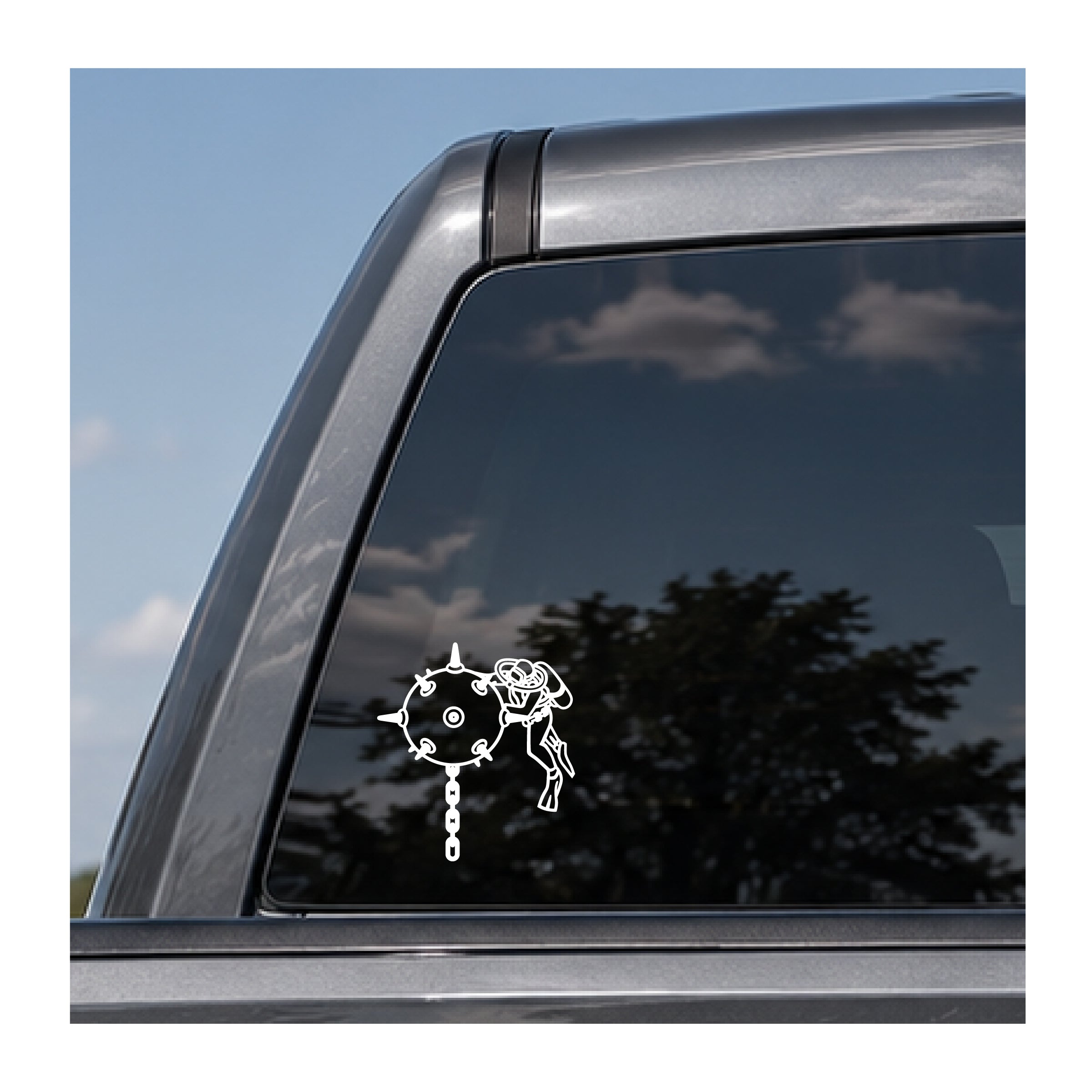 Navy EOD Underwater Mine vinyl decal