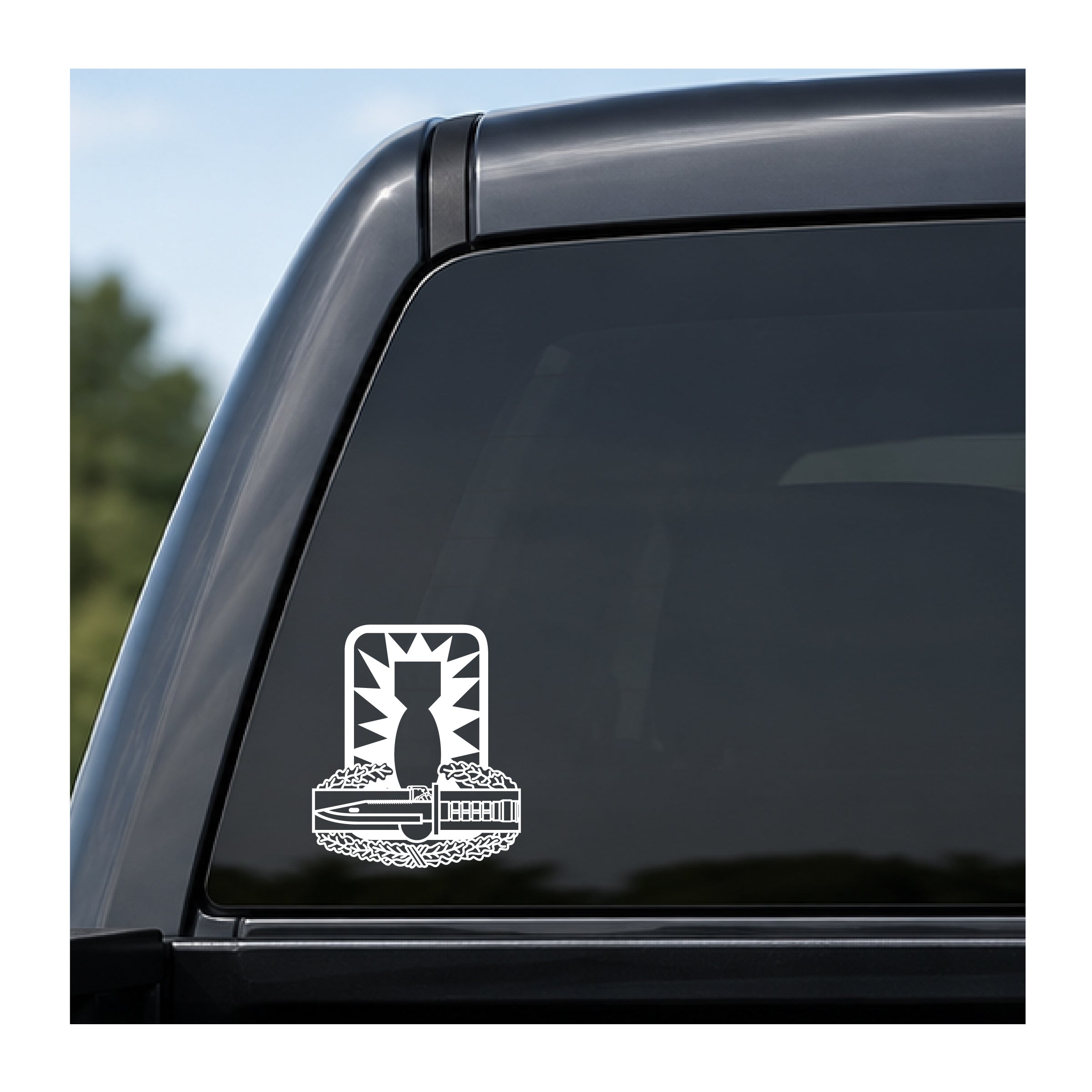 52nd EOD and Combat Action Badge CAB vinyl