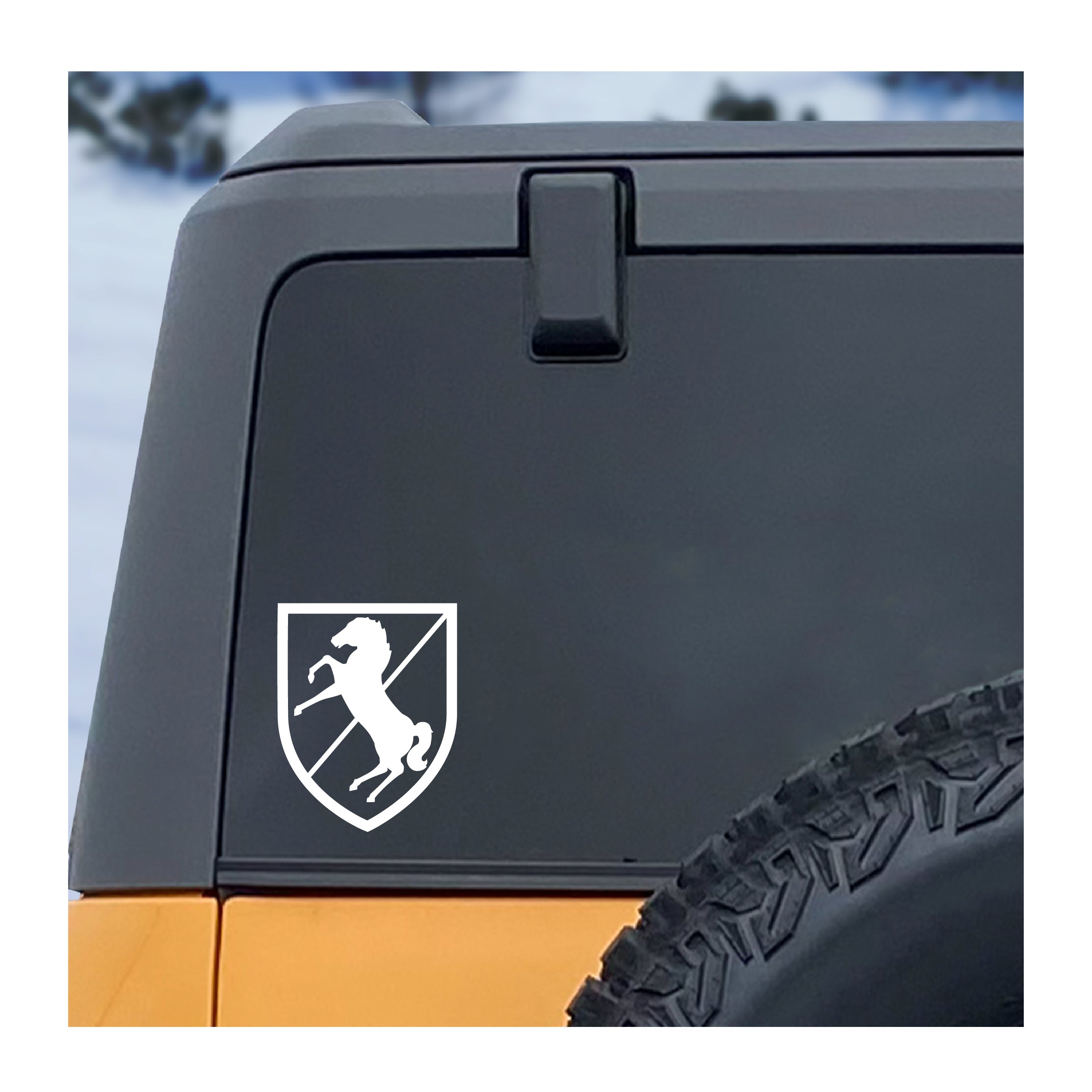 11th Armored Cavalry Regiment vinyl decal