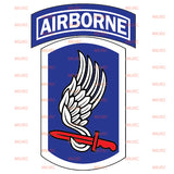 173rd Airborne BCT Full Color Patch Vinyl Decal