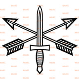Special Forces Branch Vinyl Decal