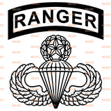 Airborne Master Ranger Vinyl Decal