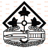 4th Infantry Combat Action Badge CAB vinyl