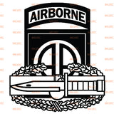 82nd Airborne Combat Action Badge CAB vinyl