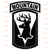 86th IBCT Mountain vinyl decal