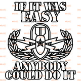 EOD Senior Badge - If it was Easy Decal