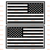 US Flag Vinyl Decal Pair
