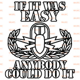 EOD Basic Badge - If it was Easy Decal
