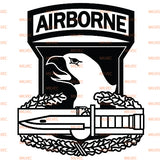 101st Airborne Combat Action Badge CAB vinyl