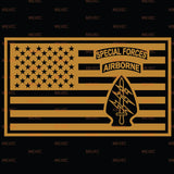 Special Forces Flag Vinyl Decal
