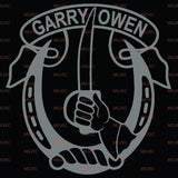 Garry Owen 7th Cavalry vinyl decal