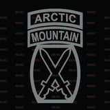 10th Mountain vinyl decal