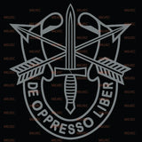 Special Forces Insignia Vinyl Decal