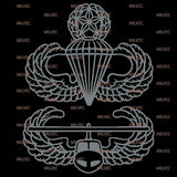 Airborne Master and Air Assault Vinyl Decal