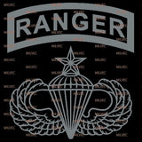 Airborne Senior Ranger Vinyl Decal