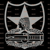 2nd Infantry Combat Action Badge CAB vinyl