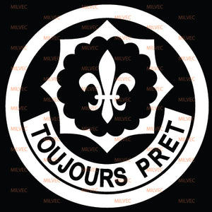 2nd Armored Cavalry vinyl decal