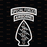 Special Forces Patch Vinyl Decal