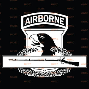 101st Airborne Combat Infantry Badge CIB decal