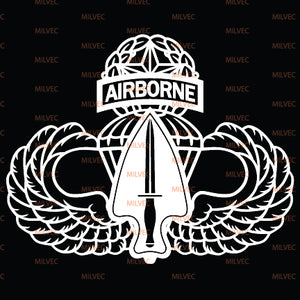 Special Operations Airborne Master decal