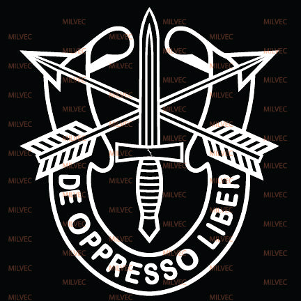 Special Forces Insignia Vinyl Decal