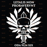 ODA Skull vinyl decal