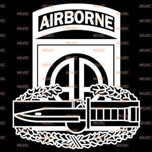 82nd Airborne Combat Action Badge CAB vinyl