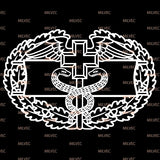Combat Field Medical Badge (CFMB) Vinyl Decal