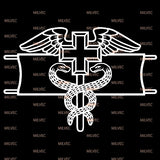 Expert Field Medical Badge (EFMB) Vinyl Decal