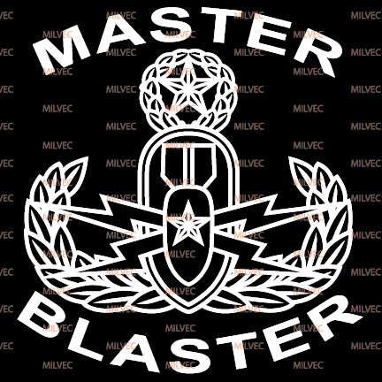 EOD Master Blaster Vinyl Decal