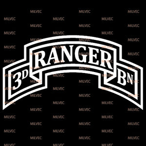3rd Ranger vinyl decal