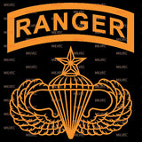 Airborne Senior Ranger Vinyl Decal