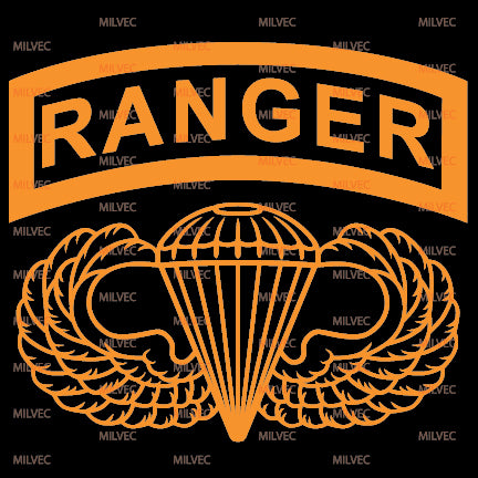 Airborne Ranger Vinyl Decal - MILVEC