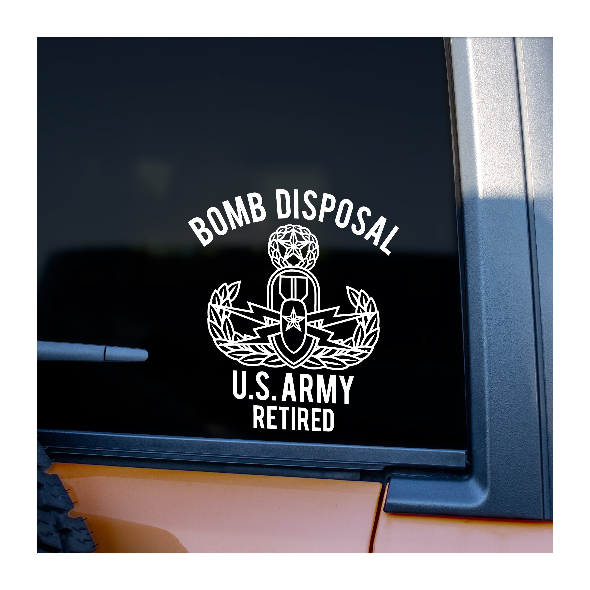 eod master retired vinyl decal