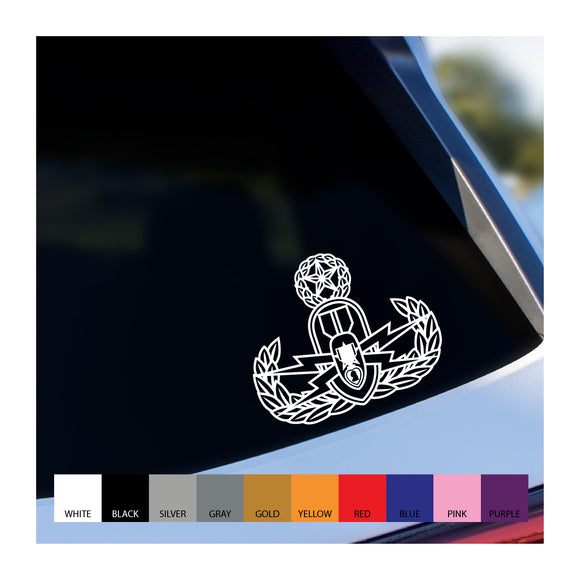 EOD Master with Purple Heart vinyl decal