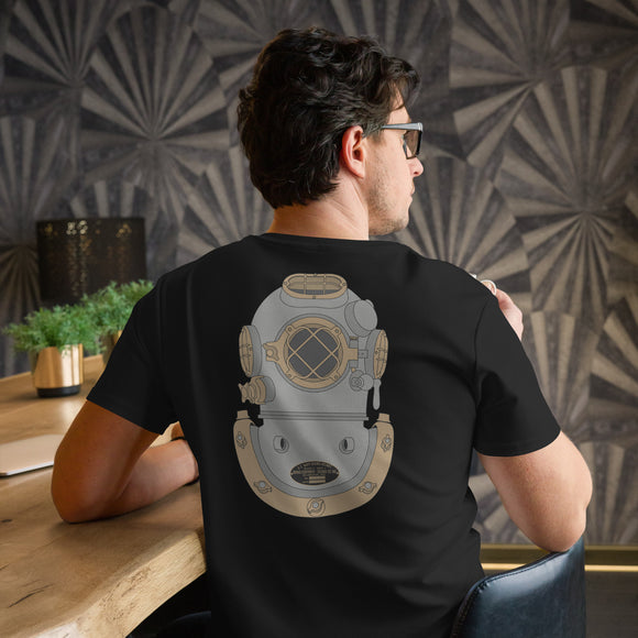 Mark V Diving Helmet Men's premium cotton t-shirt