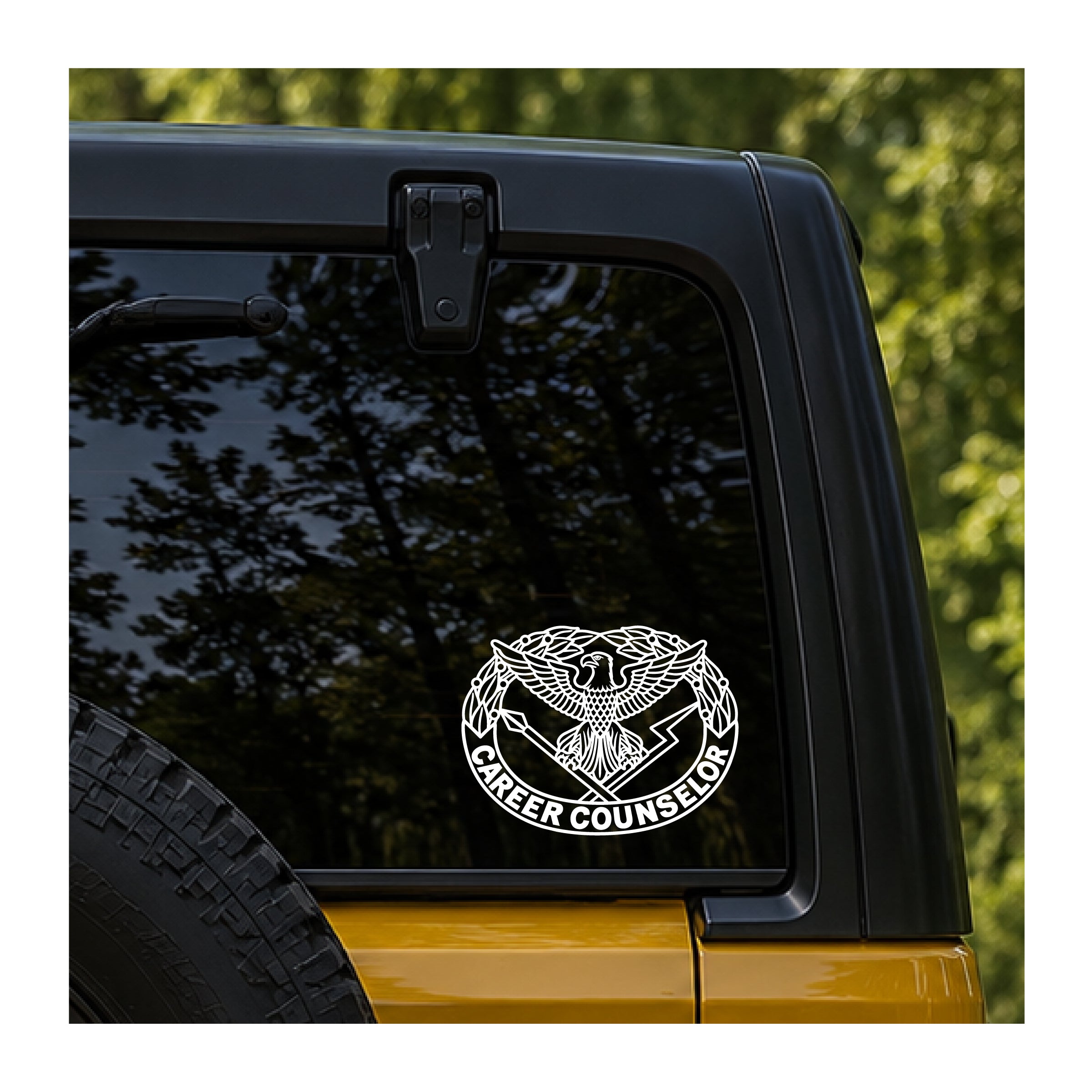 Army Career Counselor Badge vinyl decal