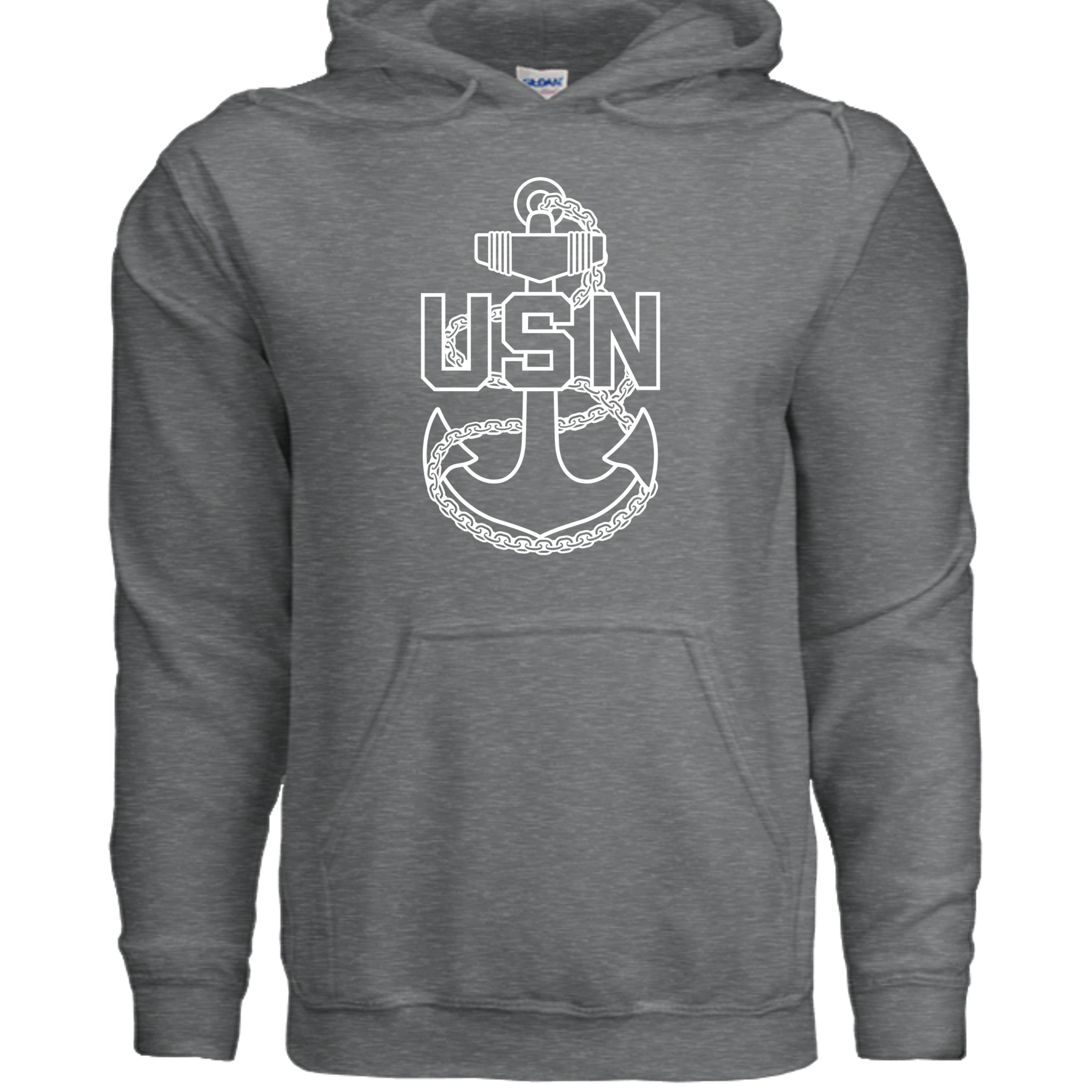 Fan Charcoal Heather - G185 - FRONT