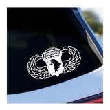 101st Airborne with Wings vinyl decal