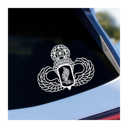 173rd Airborne BCT with Master Wings vinyl decal