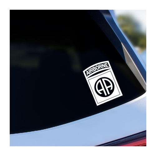 82nd Airborne and Tabs Vinyl Decal