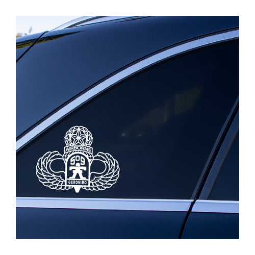 509th Airborne with Master Wings vinyl decal
