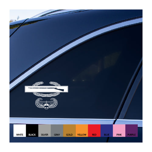 Combat Infantry Badge (CIB) Air Assault Vinyl Decal