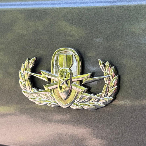 EOD Senior auto medallion with adhesive