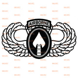Special Operations Command Airborne vinyl decal